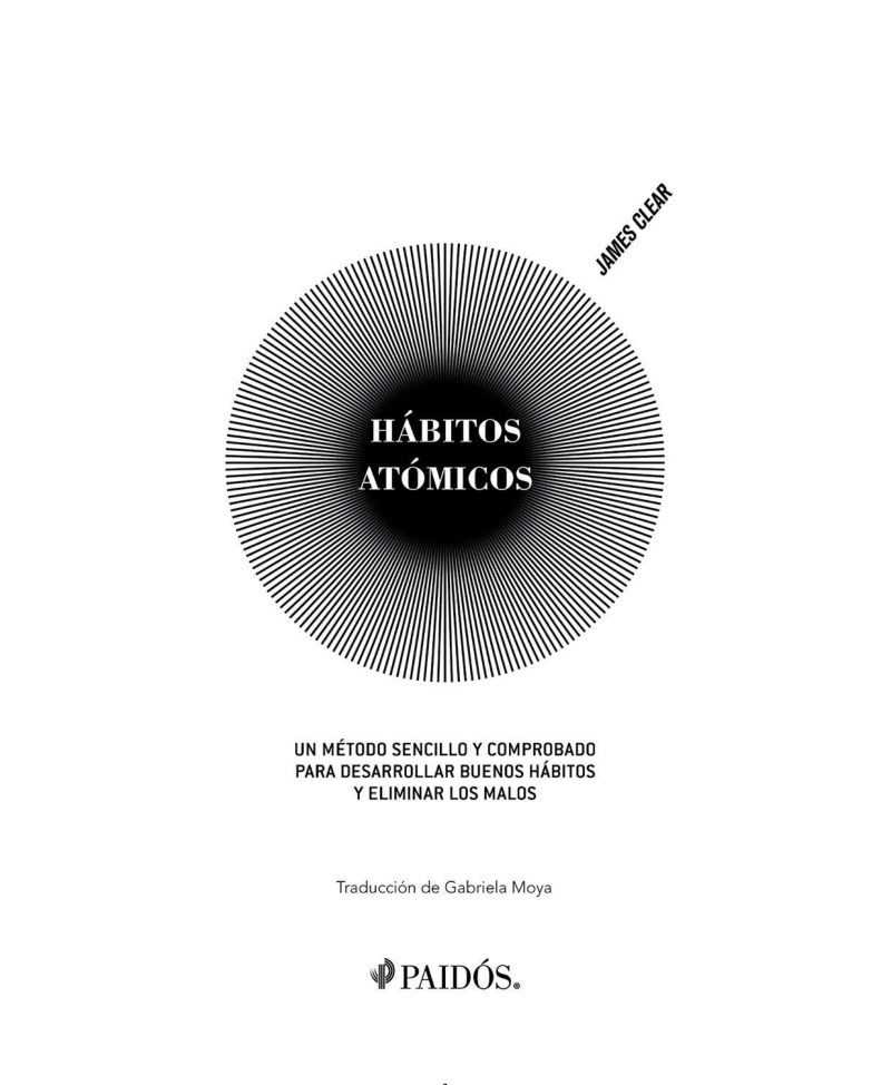 Portada: Hábitos Atómicos